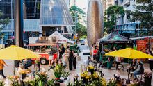 a market setting